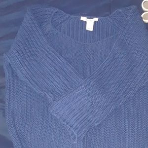 Dark blue butter sweater